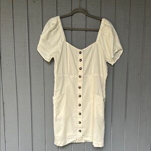 NWT Madewell  Button-Down Dress Size 14